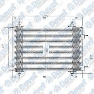 DELPHI TSP0225549 Klima Radyatoru(Kondanser) C4-P307 Tu5jp4(1.6 16v)-Et3j4(1.4 16v) (01-06) Berlingo Iii-Partner Tepe  ####